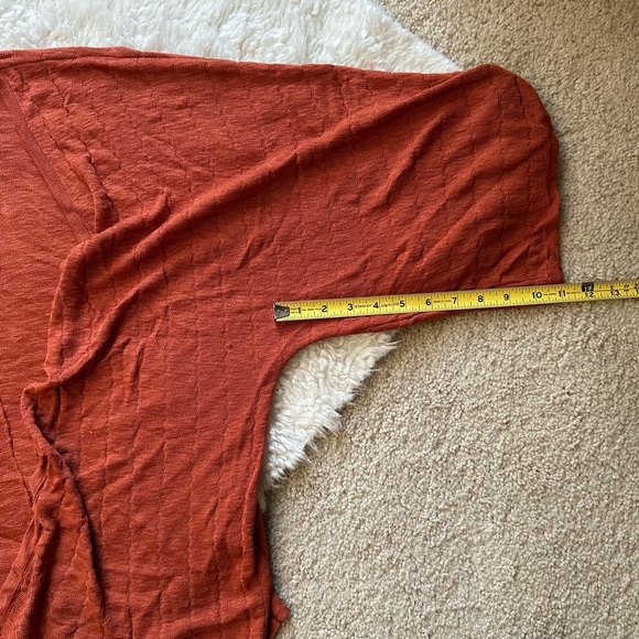 Dress barn cardigan open short sleeve  lightweight boho summer dolman sleeve - Picture 4 of 8
